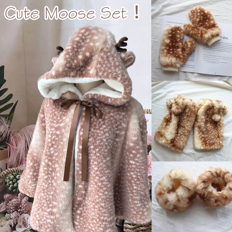 Winter Clothing Cute - Winter Women's Japanese Plush Cute Printed