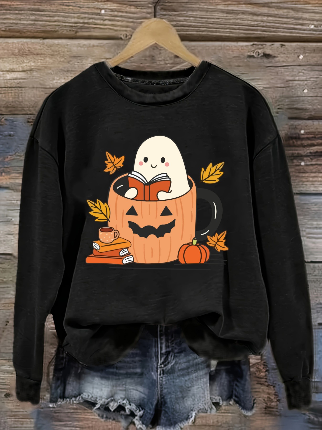 Winter Clothing Cute - Women's Casual Long Sleeve Crew Neck