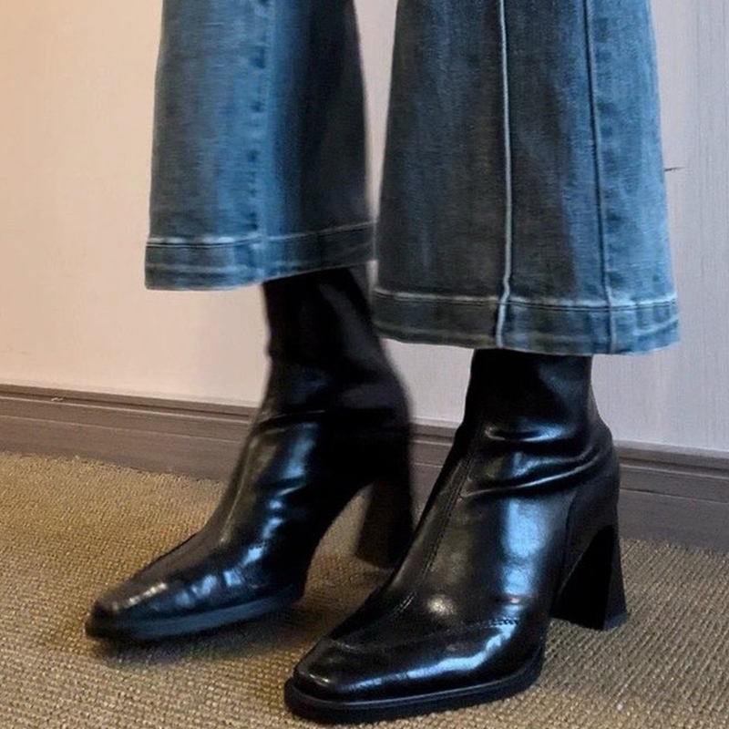 Winter Clothing For Women - High Heels Women’s Ankle Boots Fashion