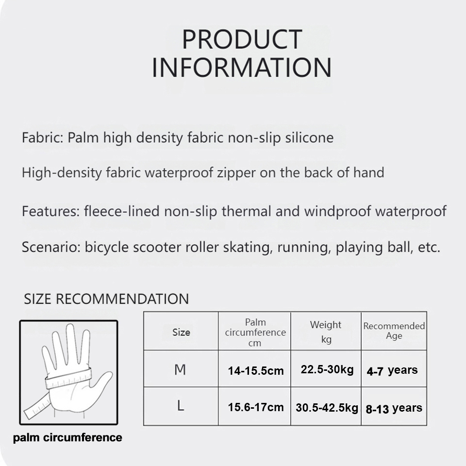 GTUBIKE Children's Gloves Warm - đánh giá và giá Waterproof Mitten Ski