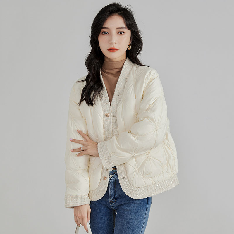 Autumn Winter Down Jacket V-Ne - đánh giá và giá Winter Clothing Trends