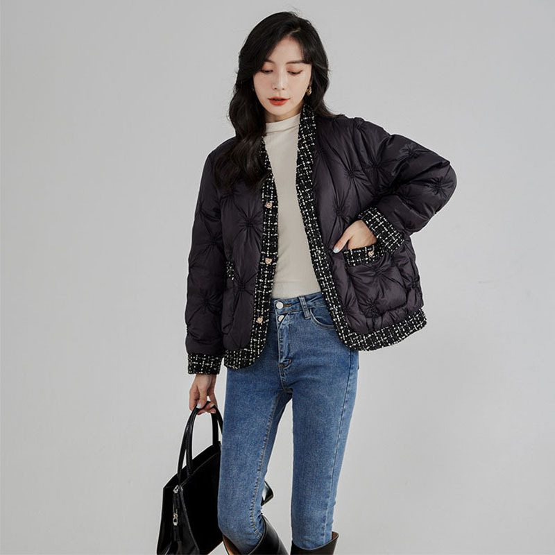 Autumn Winter Down Jacket V-Ne - đánh giá và giá Winter Clothing Trends