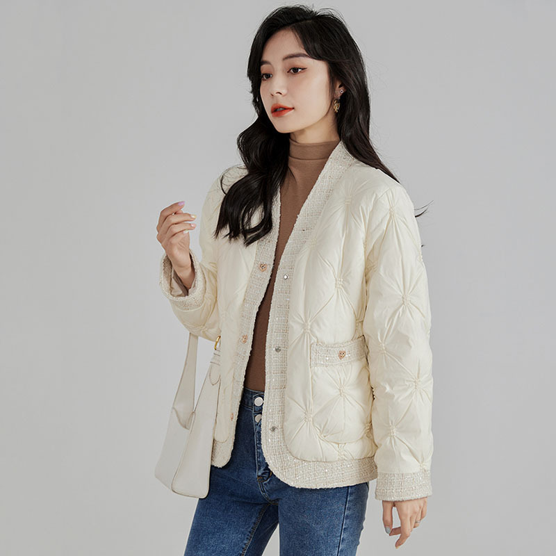 Autumn Winter Down Jacket V-Ne - đánh giá và giá Winter Clothing Trends