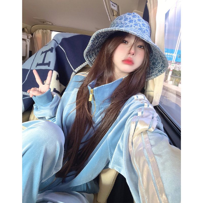 Advanced Light Blue Gold Velve - đánh giá và giá Winter Clothing Uae