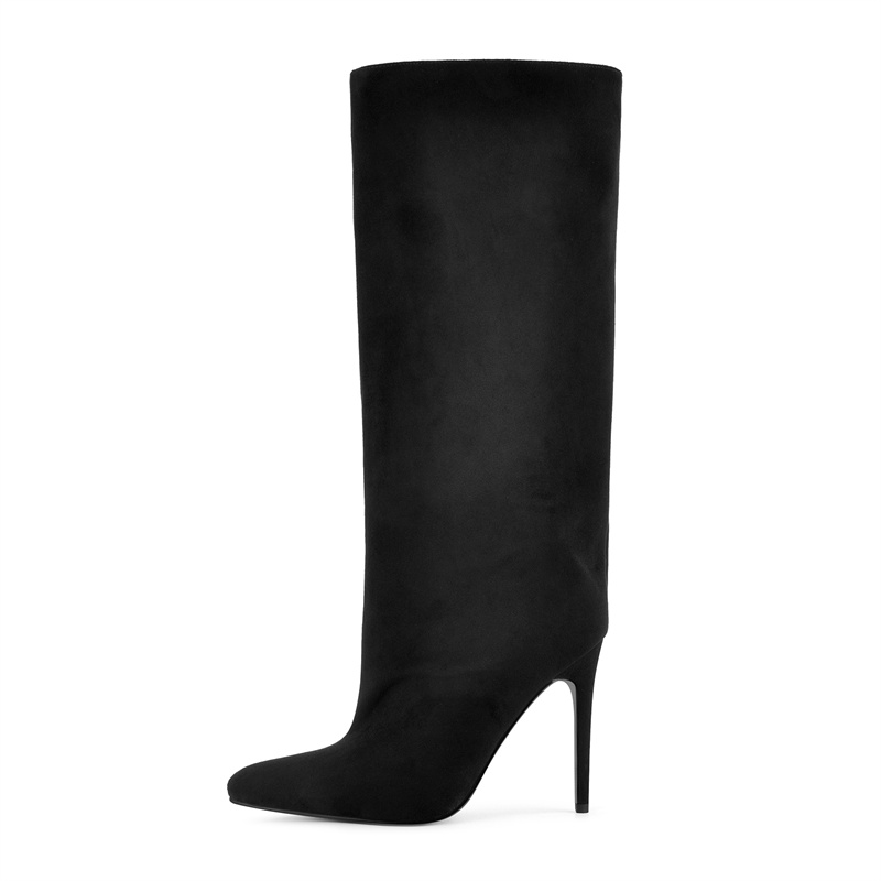 Onlymaker Black Faux Suede Kne - đánh giá và giá Winter Clothing For Women