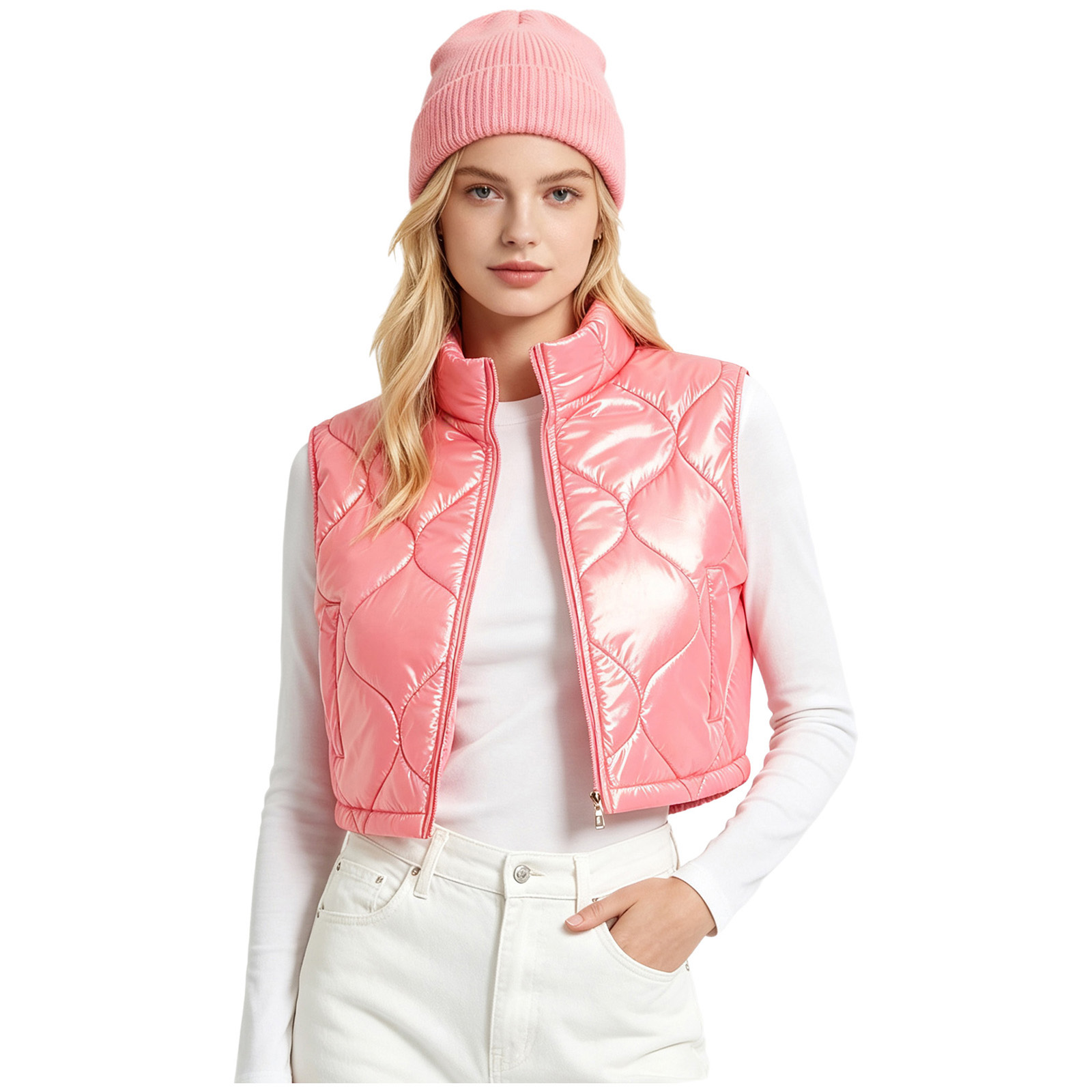 Women Short Coats Vest Sleevel - đánh giá và giá Padded Vest Gilet