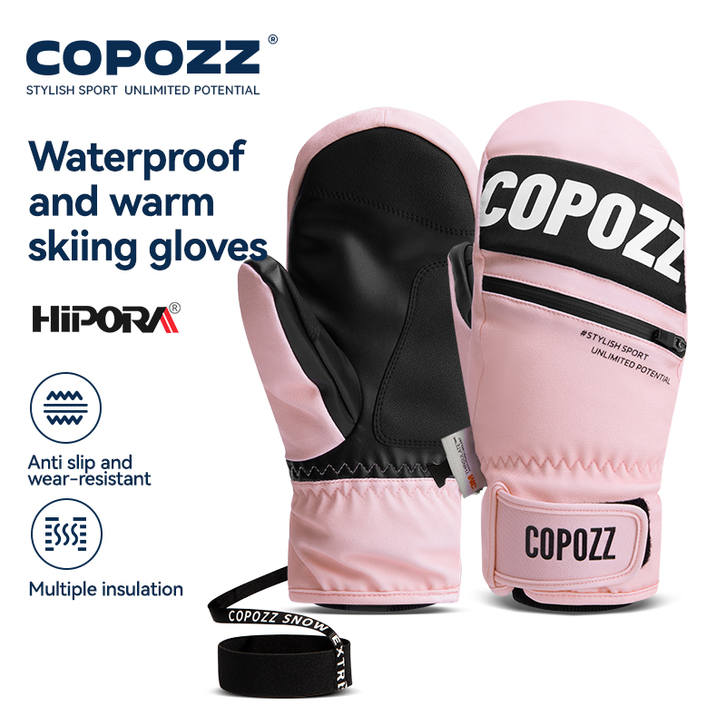 COPOZZ 3M Thinsulate Ski Glove - đánh giá và giá Waterproof Mitten Ski