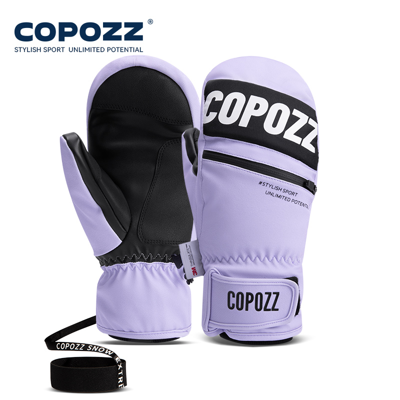 COPOZZ 3M Thinsulate Ski Glove - đánh giá và giá Waterproof Mitten Ski