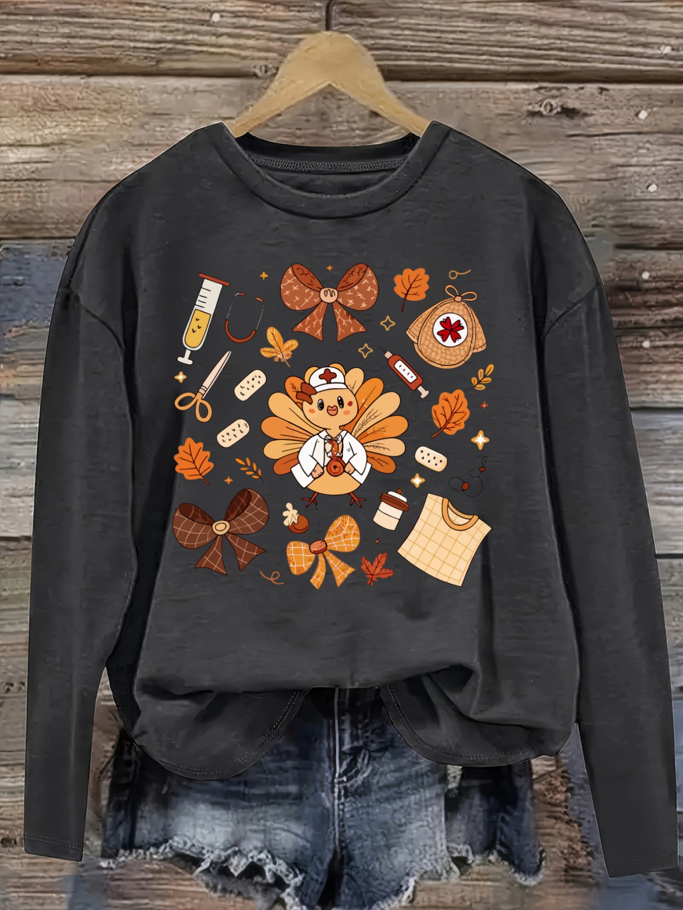 Women's Casual Long Sleeve Cre - đánh giá và giá Winter Clothing Cute