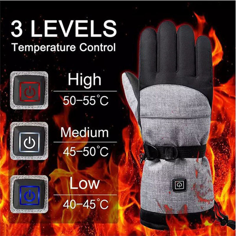 Cotton Heating Winter Gloves E - đánh giá và giá Waterproof Mitten Ski