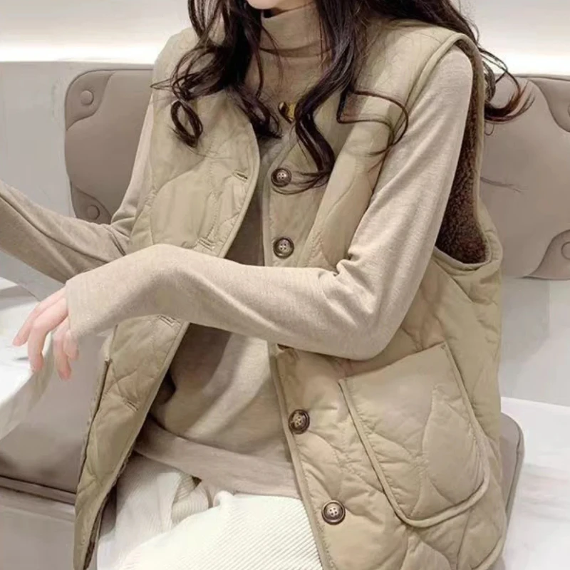 Warm Women's Padded Cotton Ves - đánh giá và giá Padded Vest Gilet