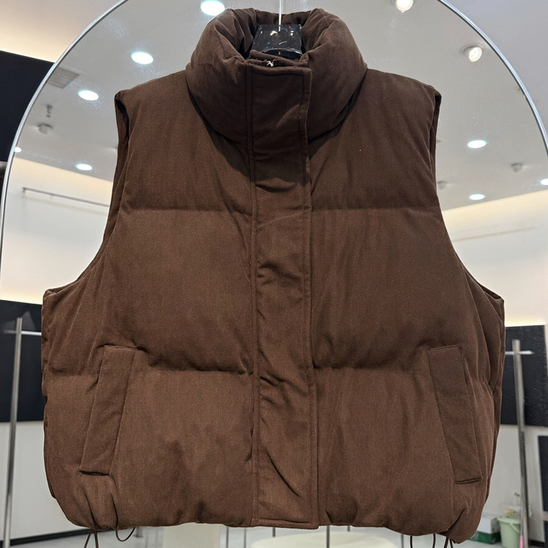 Puffer Vest Women Stand Collar - đánh giá và giá Padded Vest Gilet
