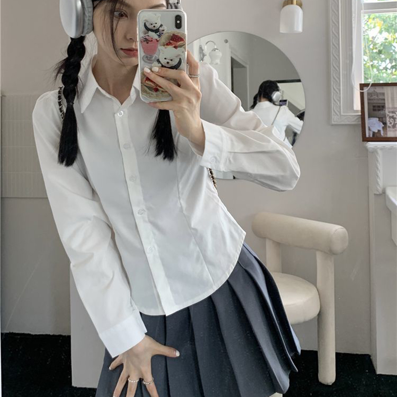 Women's White Shirt Korean Pre - đánh giá và giá Winter Clothing Korea