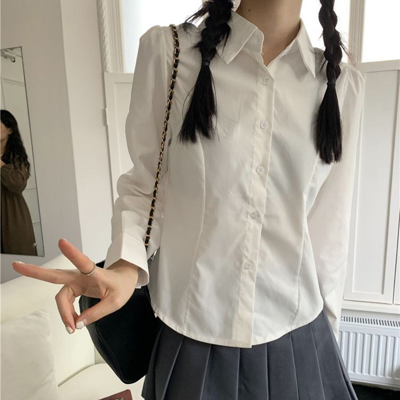 Women's White Shirt Korean Pre - đánh giá và giá Winter Clothing Korea