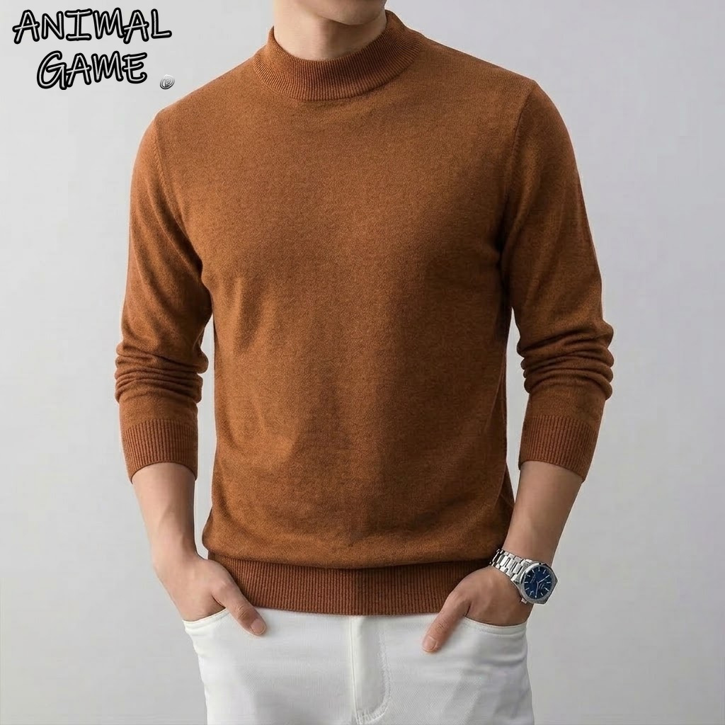Men's Solid High Stretch Mock  - đánh giá và giá Winter Clothing Uae