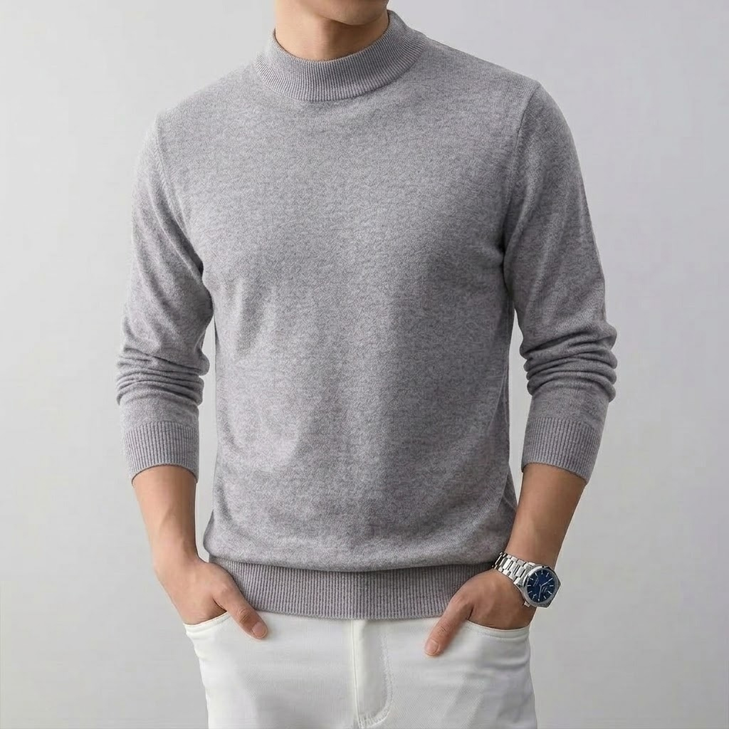 Men's Solid High Stretch Mock  - đánh giá và giá Winter Clothing Uae