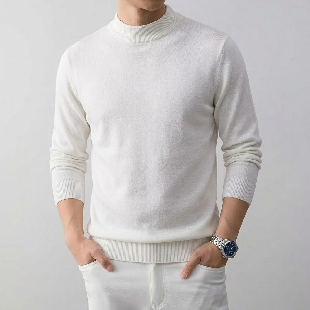 Men's Solid High Stretch Mock  - đánh giá và giá Winter Clothing Uae