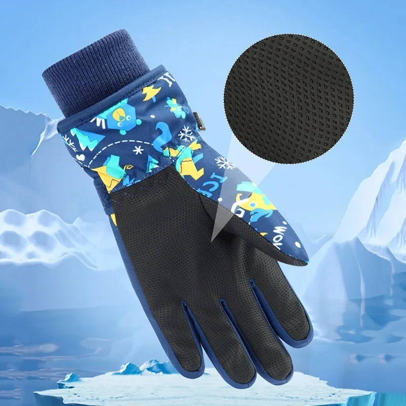 Winter Children Ski Gloves Thi - đánh giá và giá Waterproof Mitten Ski