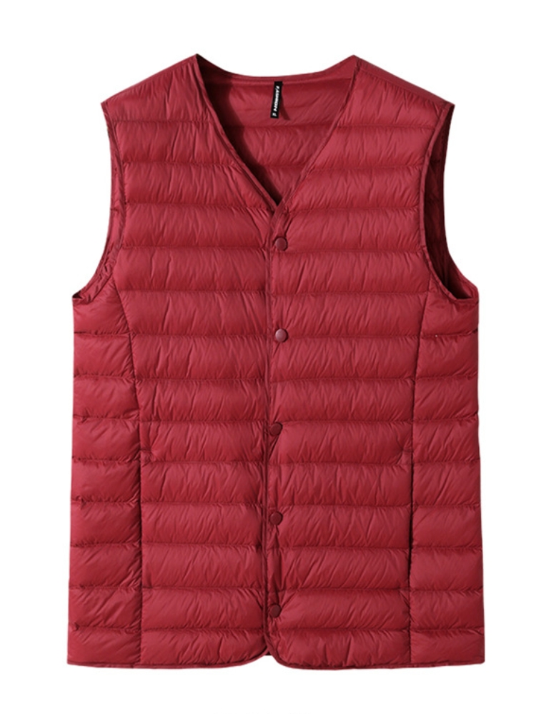 2023 New Winter V-Neck Men's V - đánh giá và giá Padded Vest Gilet