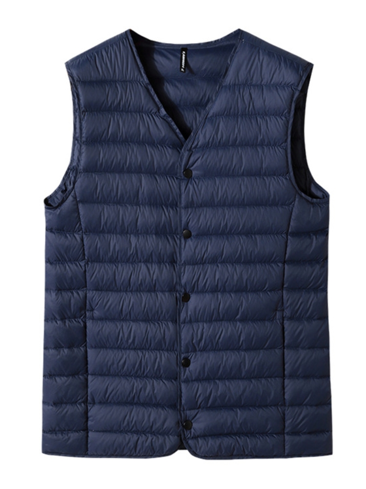 2023 New Winter V-Neck Men's V - đánh giá và giá Padded Vest Gilet