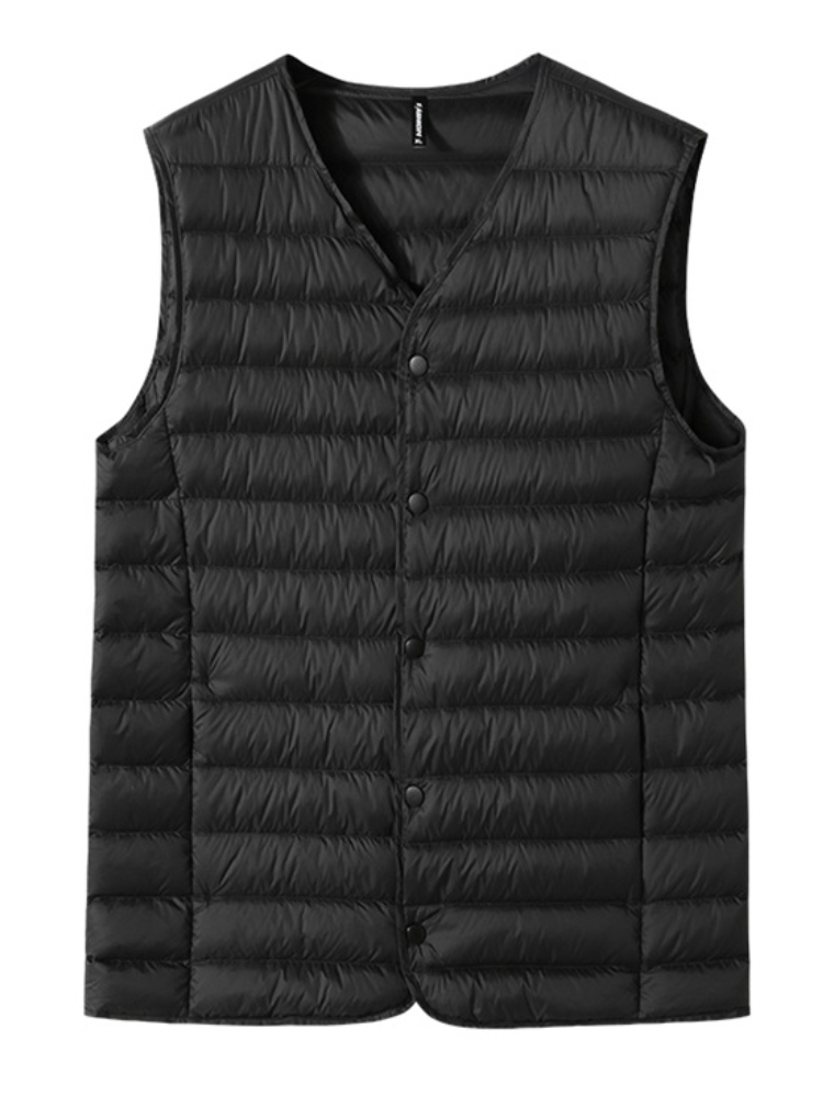 2023 New Winter V-Neck Men's V - đánh giá và giá Padded Vest Gilet