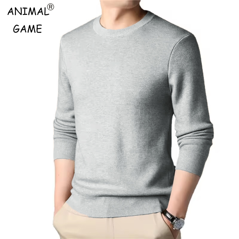 Men's Solid Color Knitted Pull - đánh giá và giá Winter Clothing Uae