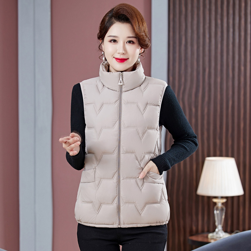 Women Plus Size Stand Collar P - đánh giá và giá Padded Vest Gilet
