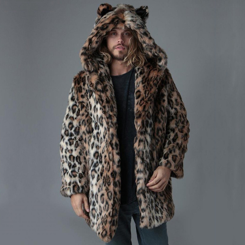 Men Faux Fur Jacket Winter Coa - đánh giá và giá Winter Clothing Uae