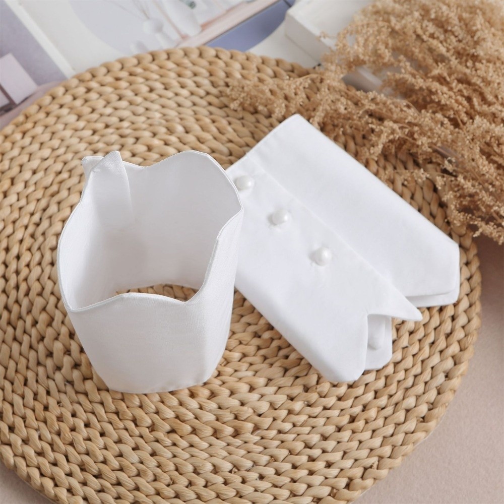 Trend White Fake Cuffs Button  - đánh giá và giá Winter Clothing Trends