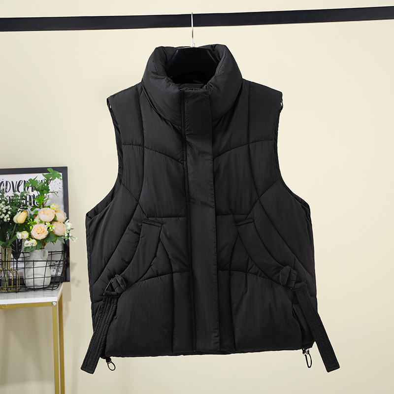 Women High Stand Collar Quilte - đánh giá và giá Padded Vest Gilet