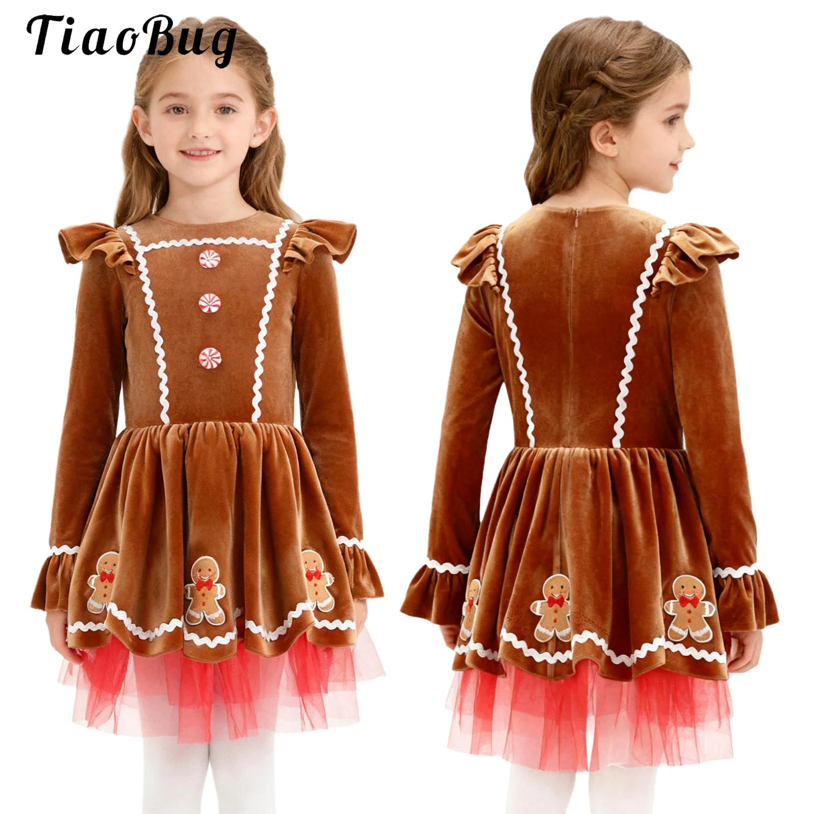 Girls Gingerbread Costume Cute - đánh giá và giá Winter Clothing Cute