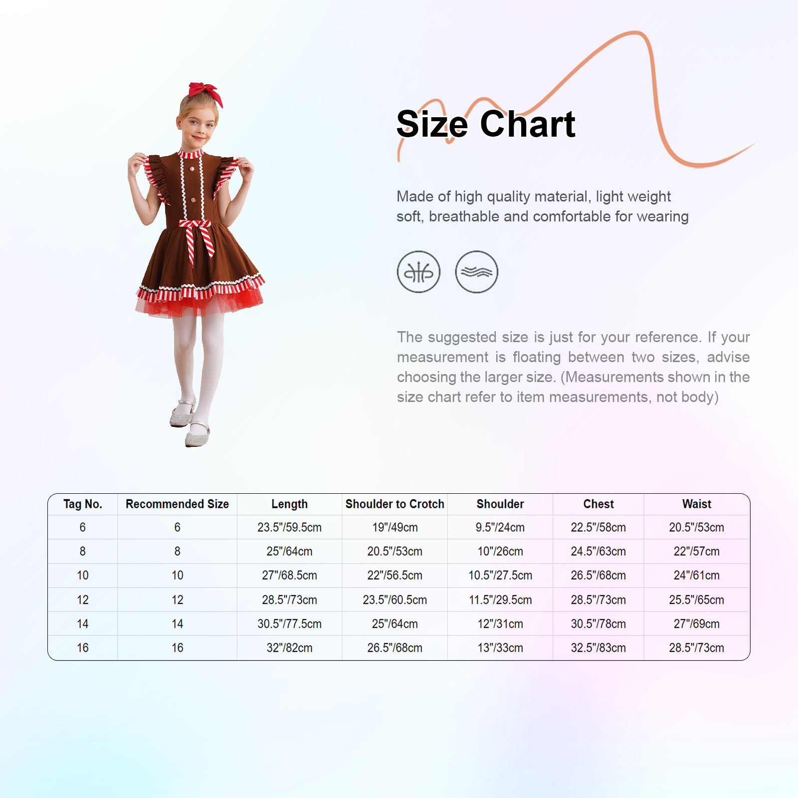Girls Gingerbread Costume Cute - đánh giá và giá Winter Clothing Cute
