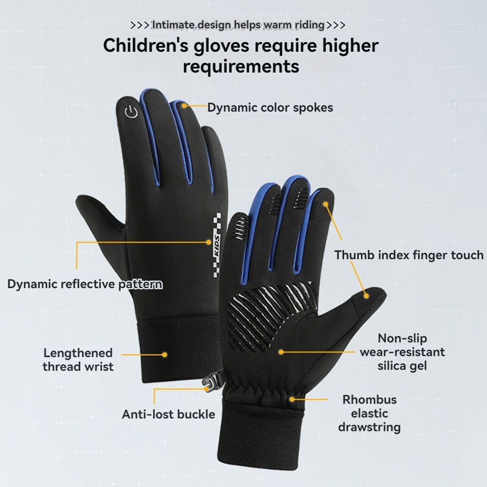 GTUBIKE Children's Gloves Touc - đánh giá và giá Waterproof Mitten Ski