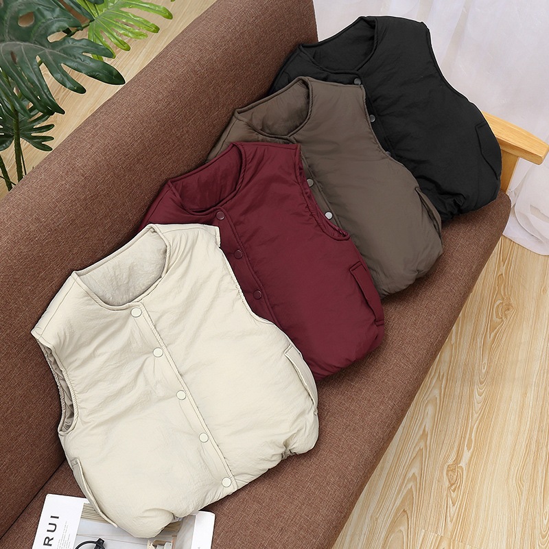 Teen Kids Round Neck Padded Ve - đánh giá và giá Padded Vest Gilet