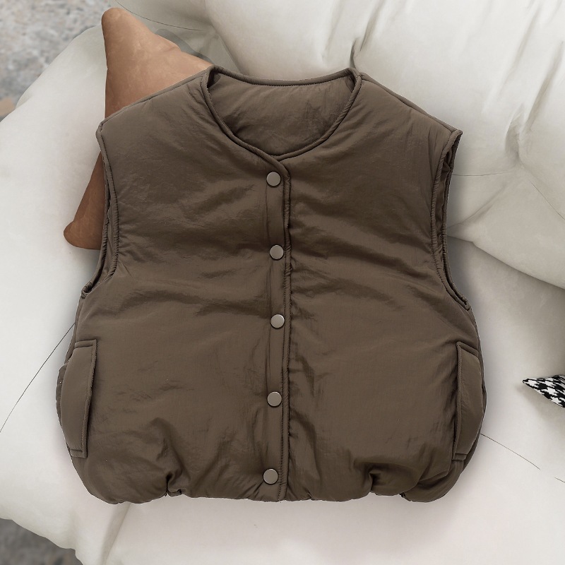 Teen Kids Round Neck Padded Ve - đánh giá và giá Padded Vest Gilet
