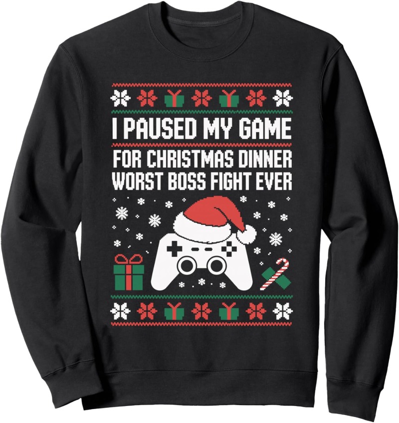 Funny Gamer Ugly Christmas Swe - đánh giá và giá Winter Clothing Video