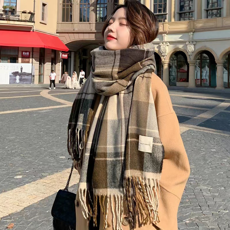 Scarf Female Winter Korean Ver - đánh giá và giá Winter Clothing Korea