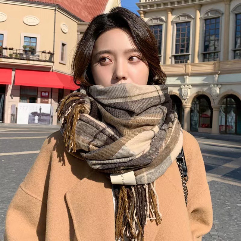 Scarf Female Winter Korean Ver - đánh giá và giá Winter Clothing Korea