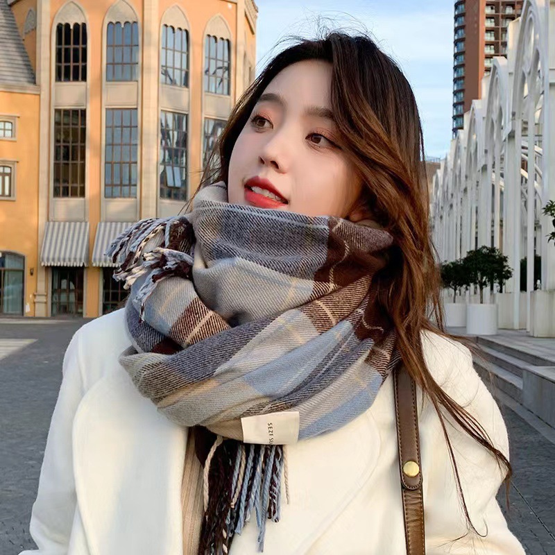 Scarf Female Winter Korean Ver - đánh giá và giá Winter Clothing Korea